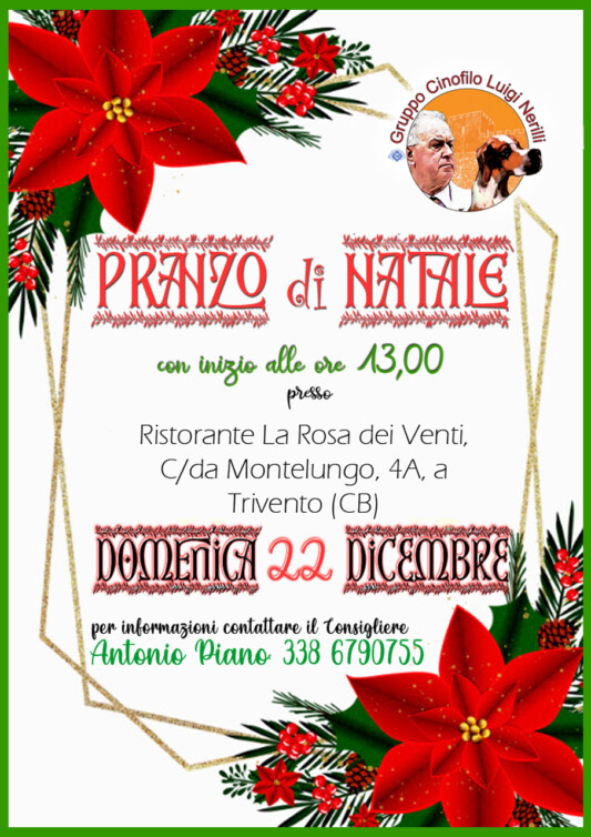 pranzo sociale Gruppo Cinofilo Luigi Nerilli 2024 Gruppo Cinofilo Luigi Nerilli 2024 pranzo sociale