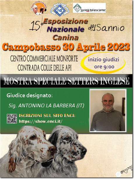 gruppo cinofilo luigi nerilli expo 2023 expo nazionale del Sannio 2023